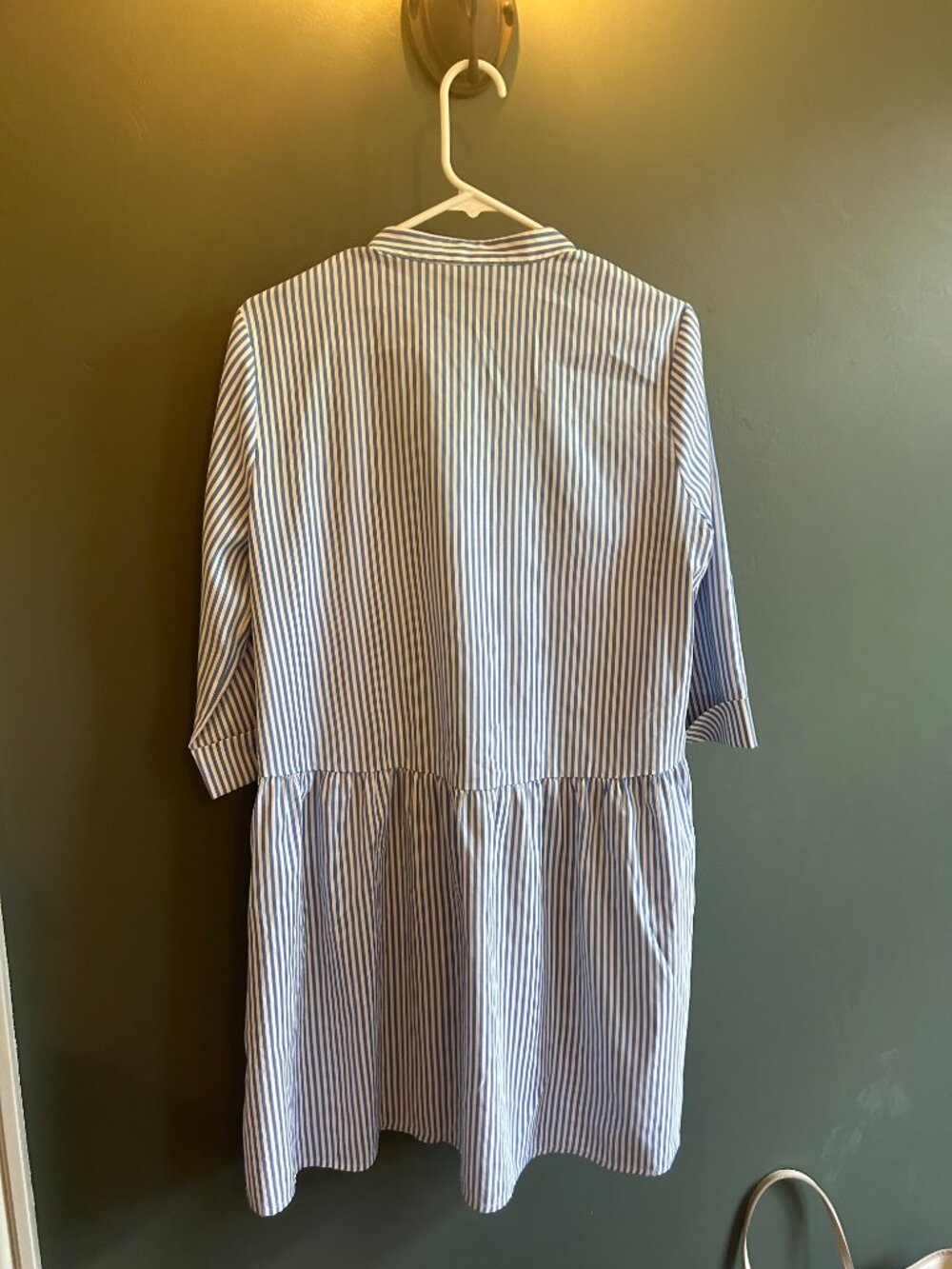 Tuckernuck Blue Stripe Royal Shirt Dress - Picture 4 of 9